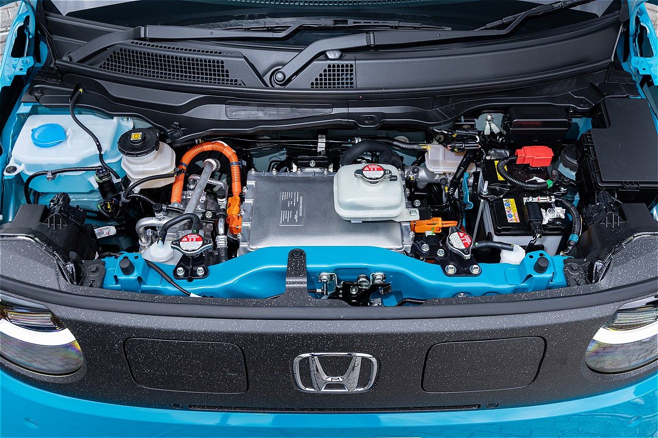 ホンダの軽乗用車クラスBEV「N-ONE e:」（写真：三木 宏章）