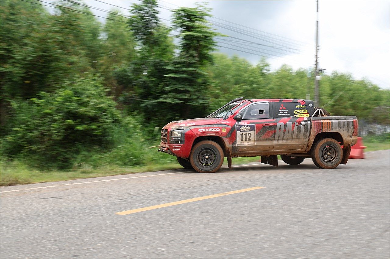 アジアンクロスカントリーラリー2025とチーム三菱ラリーアートの様子（写真：三木 宏章）