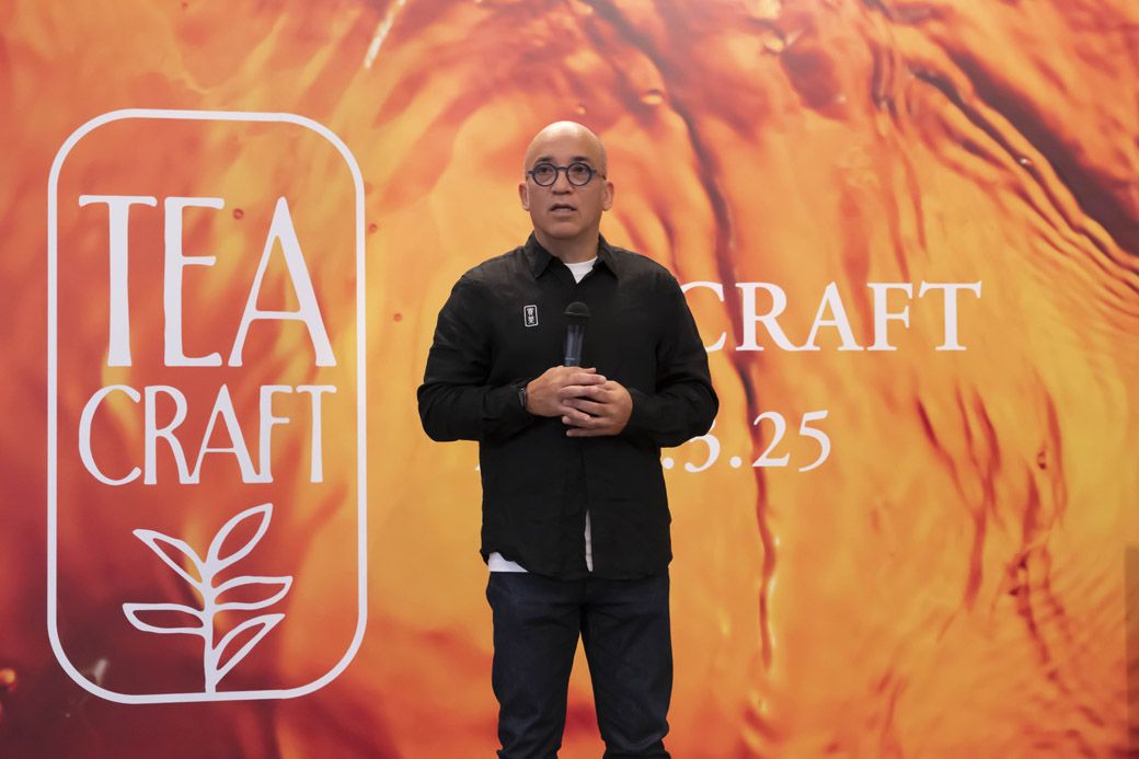 発表会ではゴンチャジャパン代表の角田 淳氏をはじめ、商品開発担当者が登壇した（写真：ゴンチャジャパン提供）