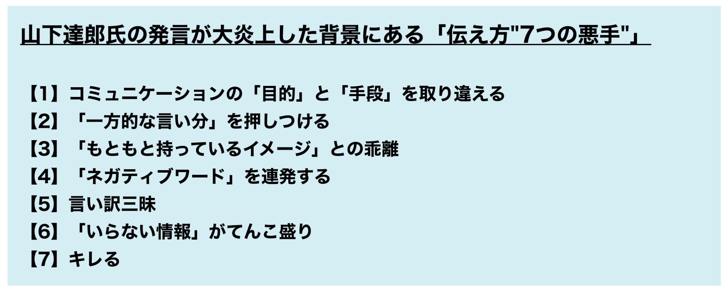 山下達郎氏が犯した｢伝え方"7つの悪手"」。「失敗しない伝え方の全ノウハウ」は新刊『世界最高の伝え方』で詳しく解説しています