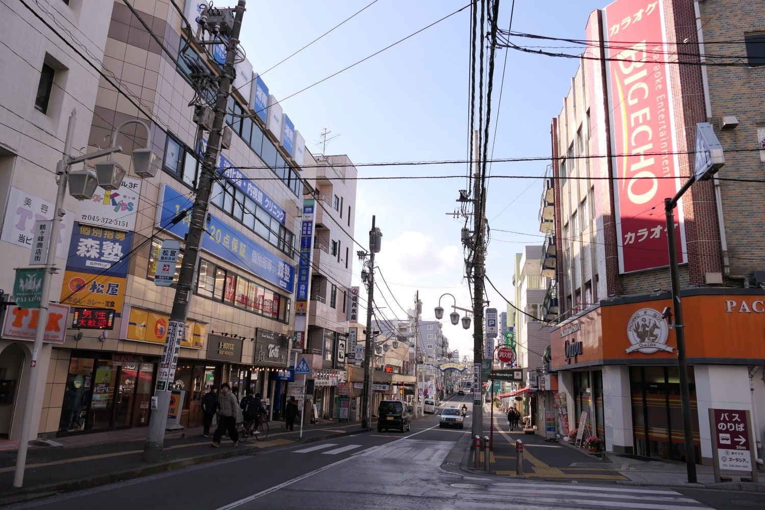 鶴ケ峰駅　水道道