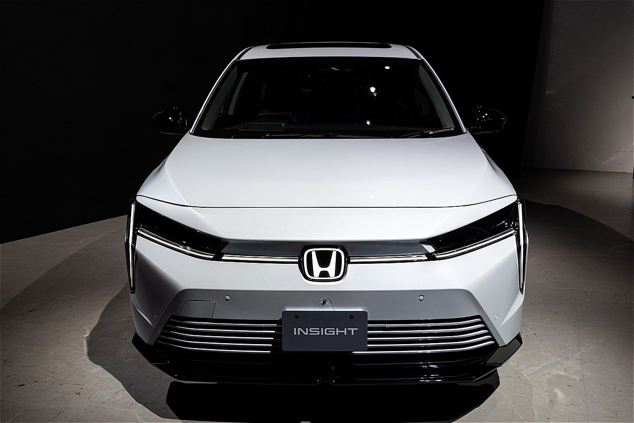 ホンダが2026年春発売を予定している新型BEV「インサイト」（写真：三木 宏章）