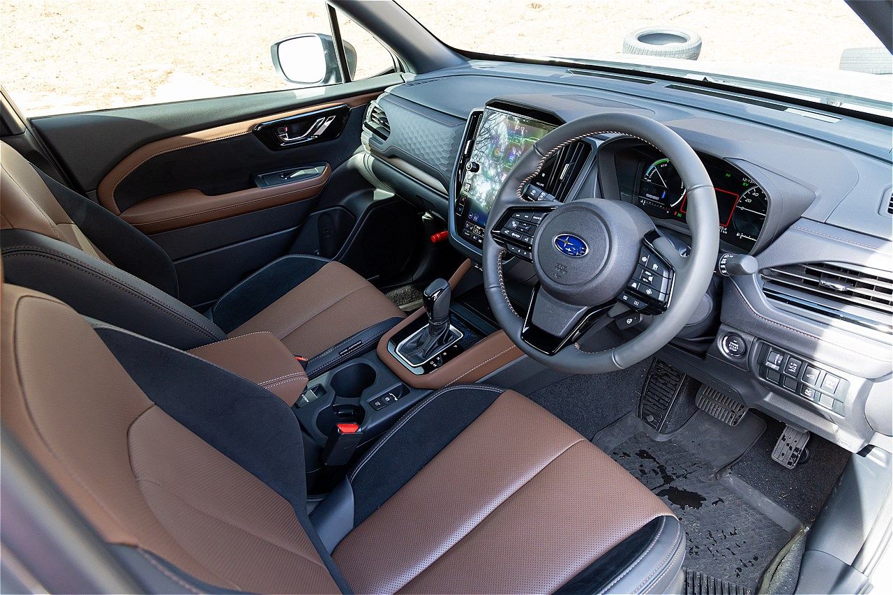 スバル「フォレスター」雪上試乗会の様子（写真：三木 宏章）