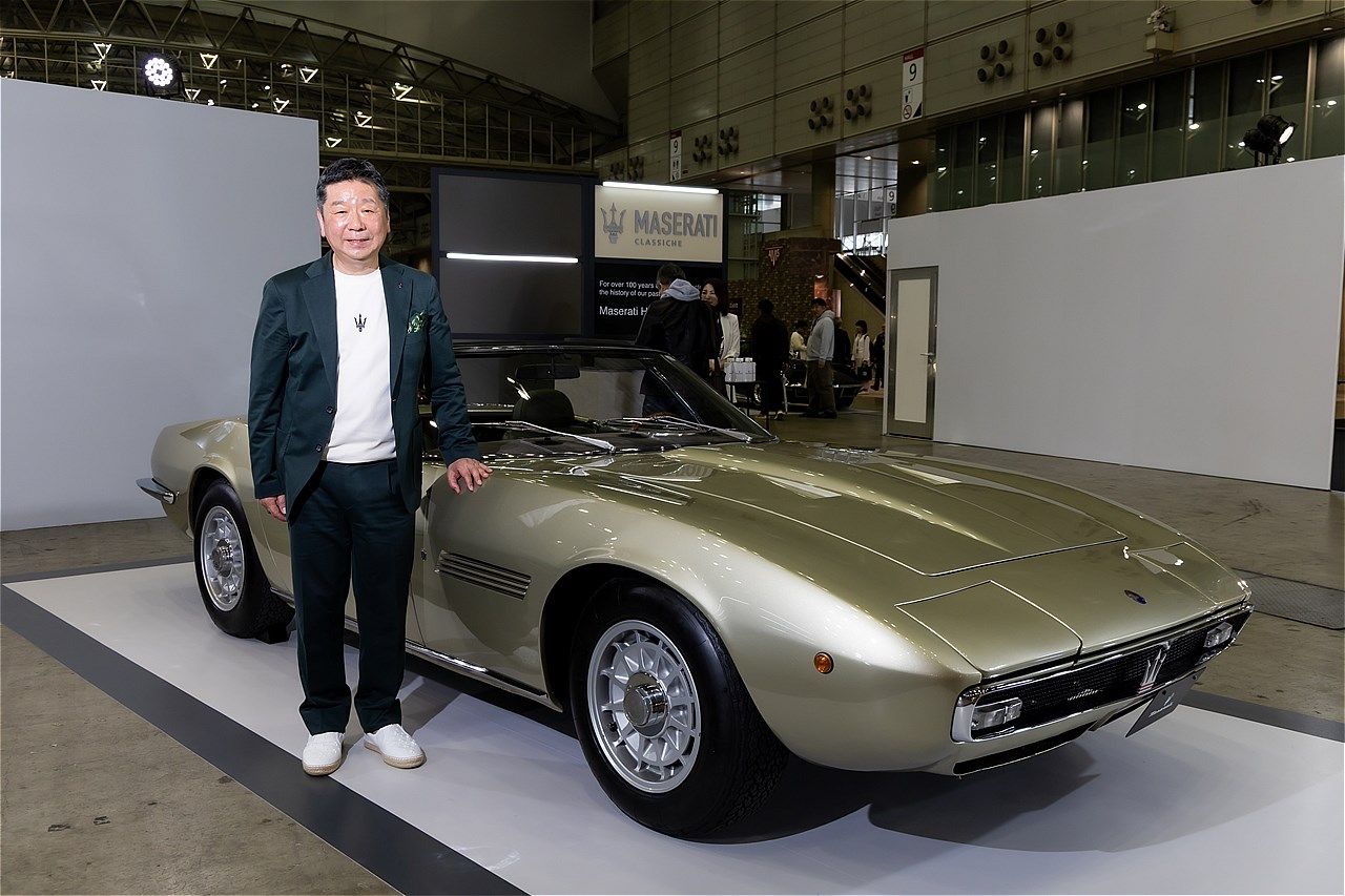 マセラティ ジャパンの代表取締役 木村隆之氏（筆者撮影）