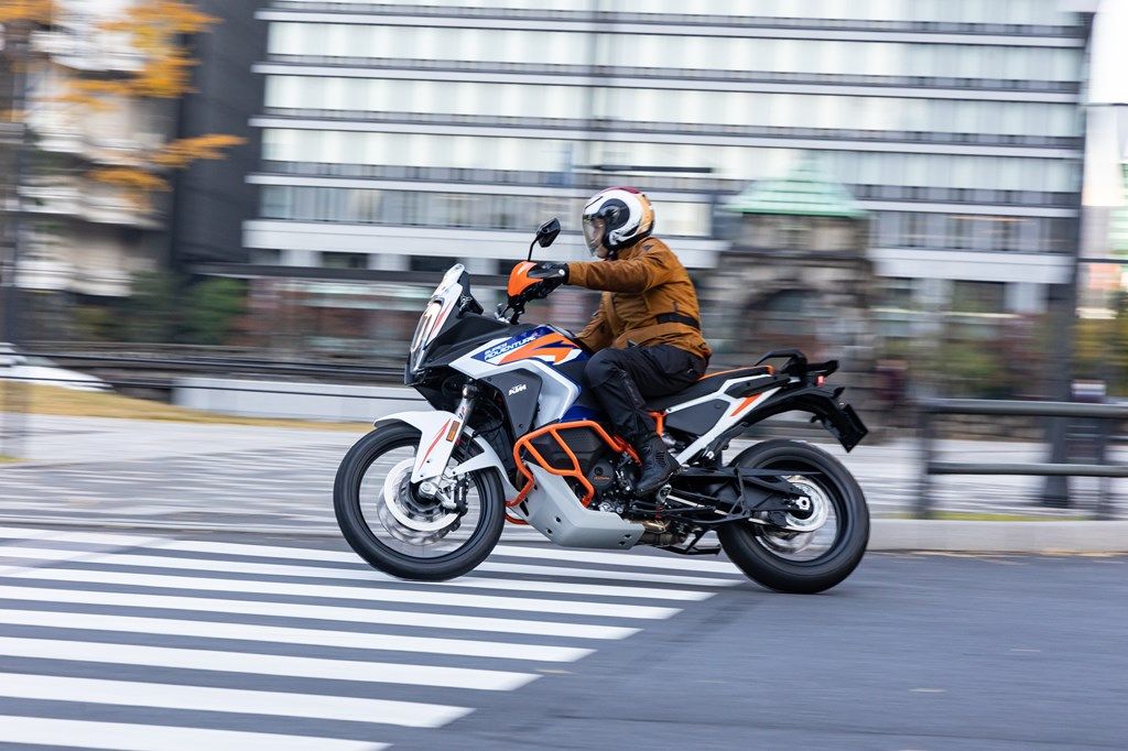 KTM「1290 スーパーアドベンチャーR」のディテール（東洋経済オンライン編集部撮影）