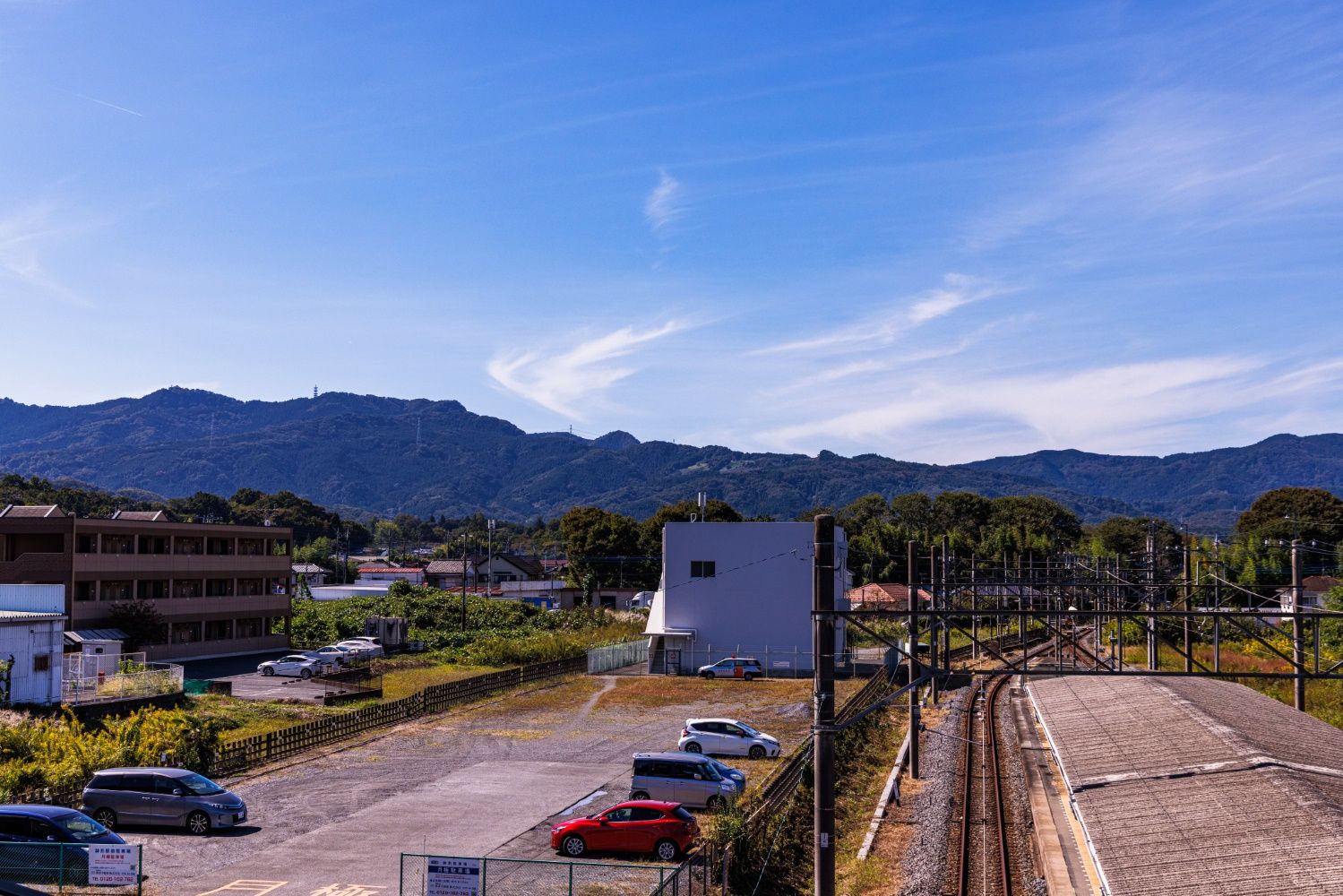 鉢形駅からの眺め