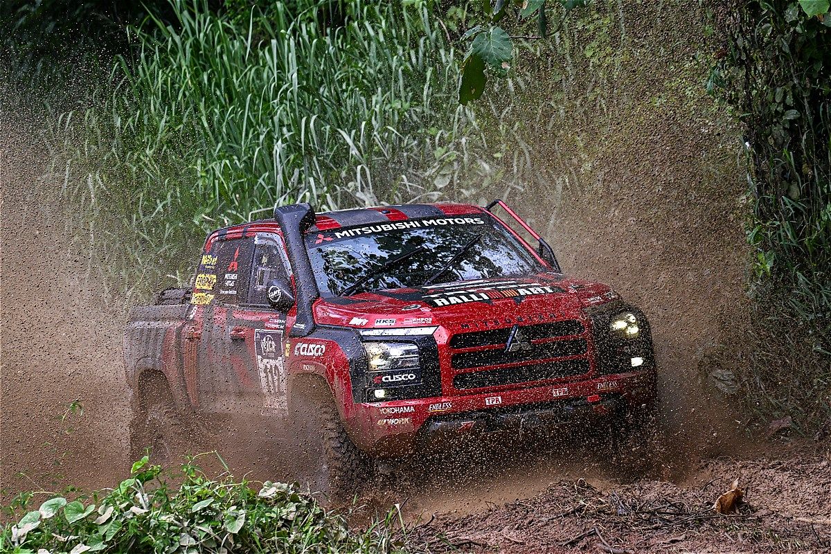 アジアンクロスカントリーラリー2025とチーム三菱ラリーアートの様子（写真：三菱自動車）