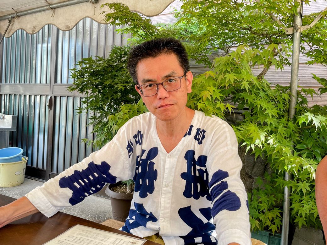 世話人の田村祥二さん（筆者撮影）