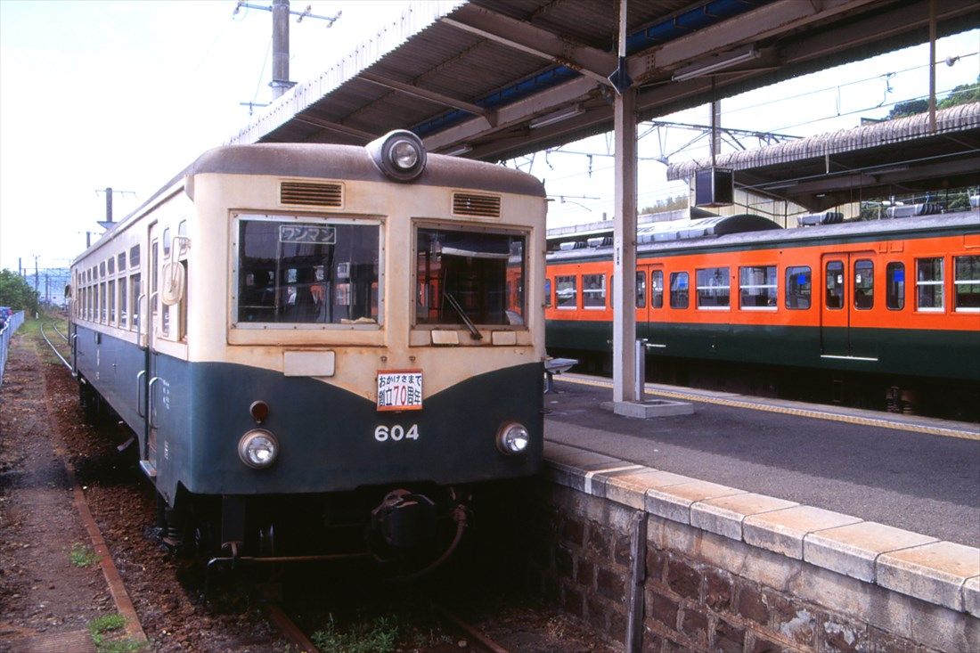 全長2.7kmのミニ鉄道として知られる紀州鉄道。長年主力として活躍したキハ600形（撮影：南正時）