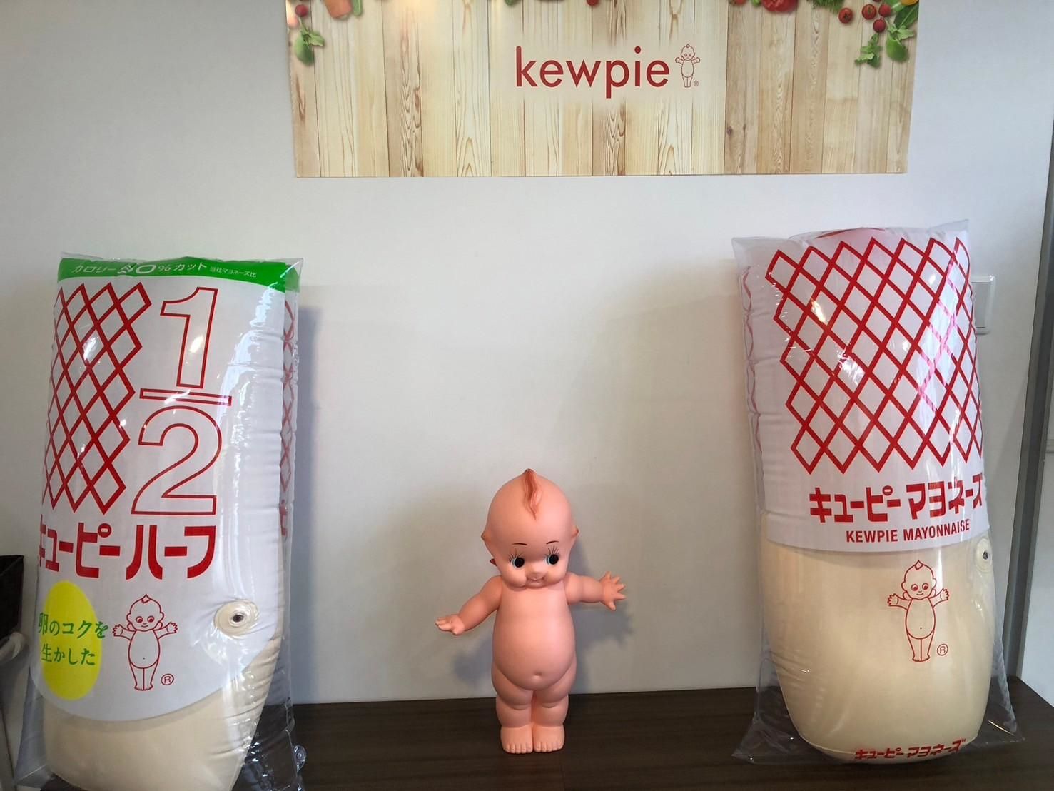 キユーピー五霞工場。フォトスポットも充実（写真：筆者撮影）