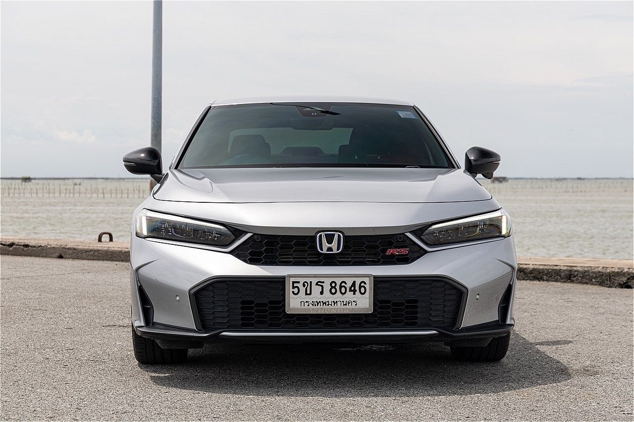 タイで試乗したホンダ「シビック e:HEV RS」（写真：筆者撮影）