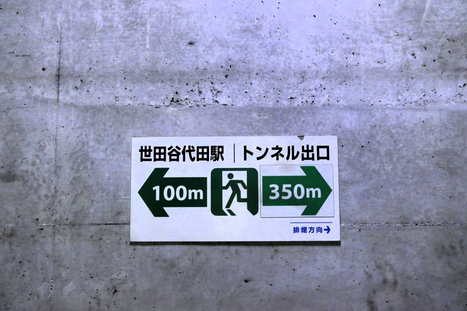 世田谷代田駅　急行線階
