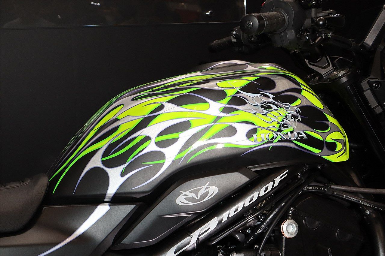 第52回 東京モーターサイクルショーに展示されたホンダ「CB1000Fコンセプト」(筆者撮影）