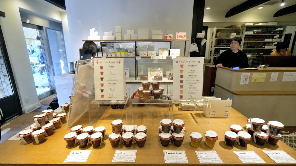 店内には季節限定品を含めると、つねに20～30種類のジャムが並んでいる（撮影：梅谷秀司）