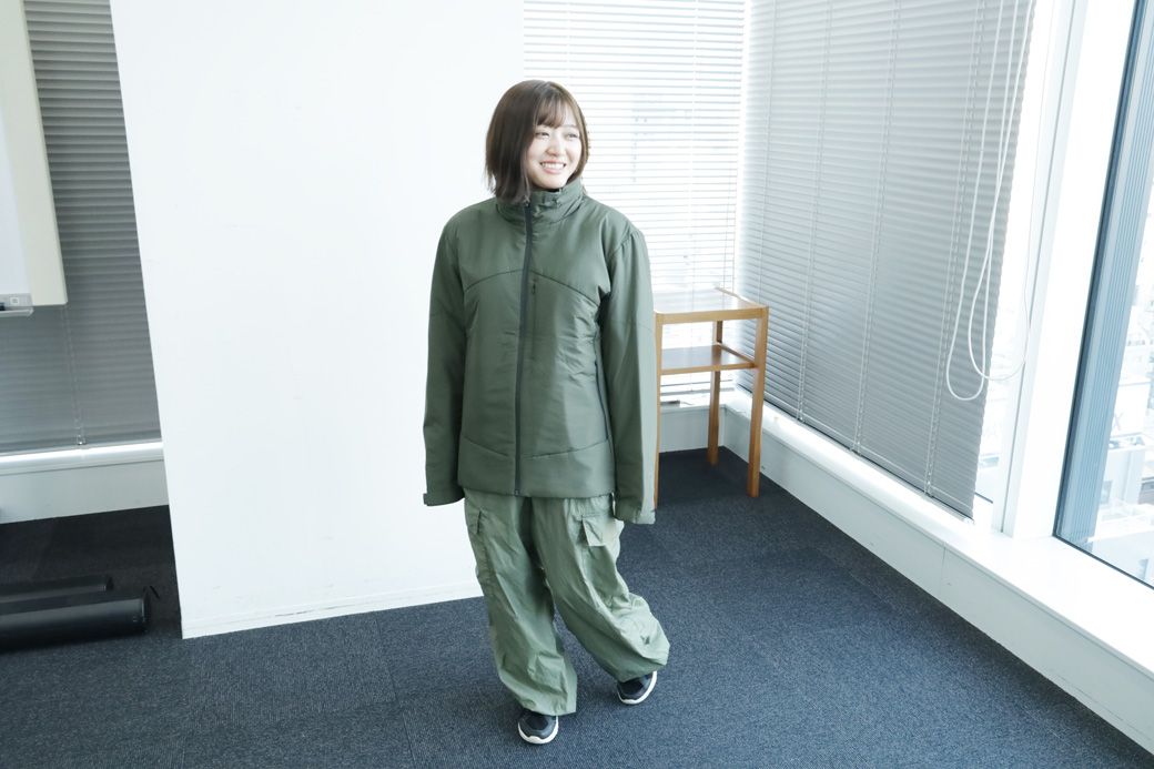  「XShelter断熱αウォームジャケット」は税込3900円（筆者撮影）