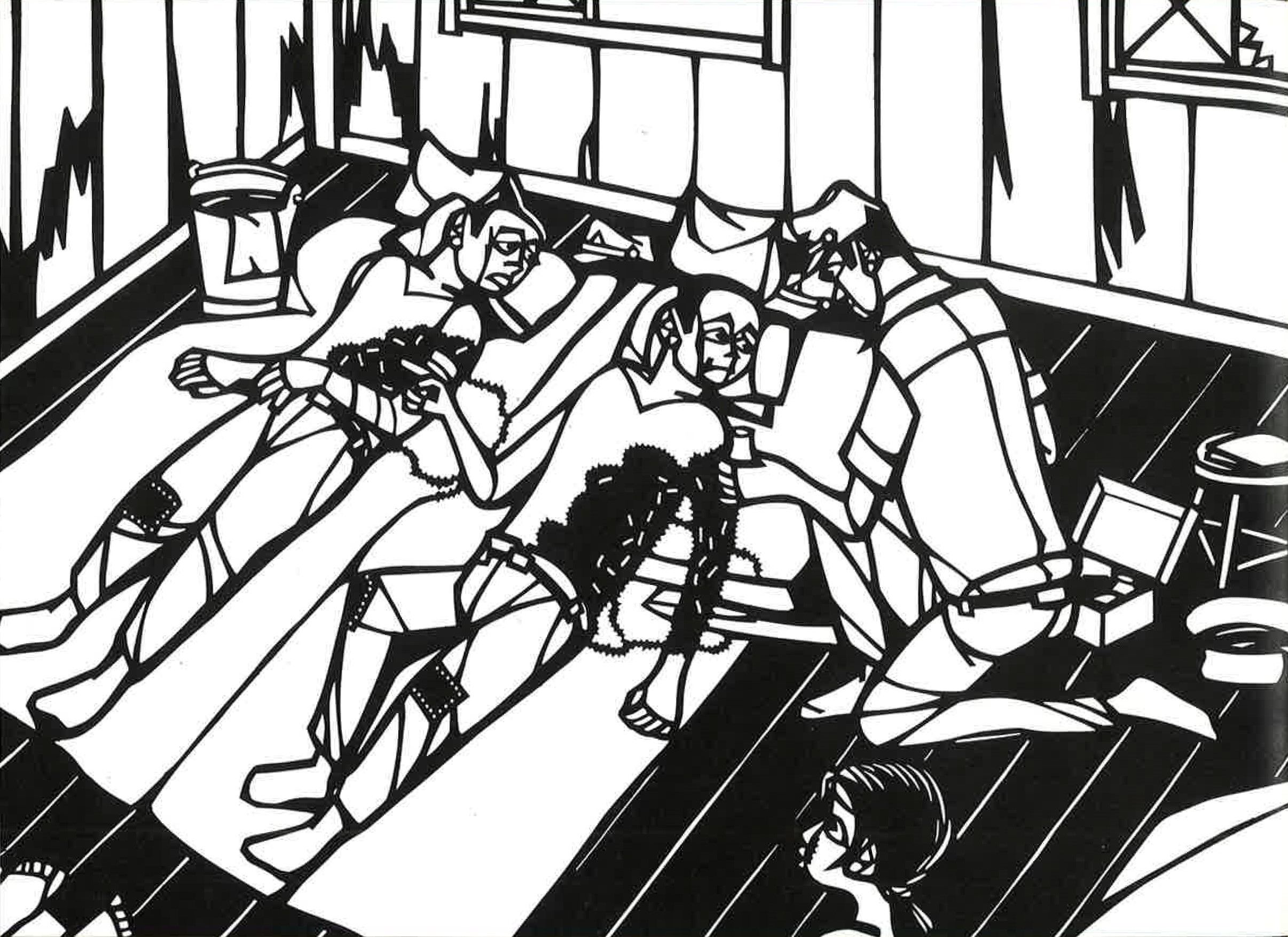 原爆の切り絵