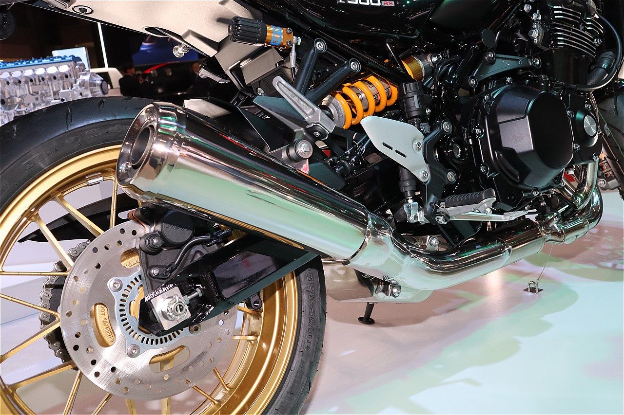 カワサキの新型「Z900RS SE」(筆者撮影）