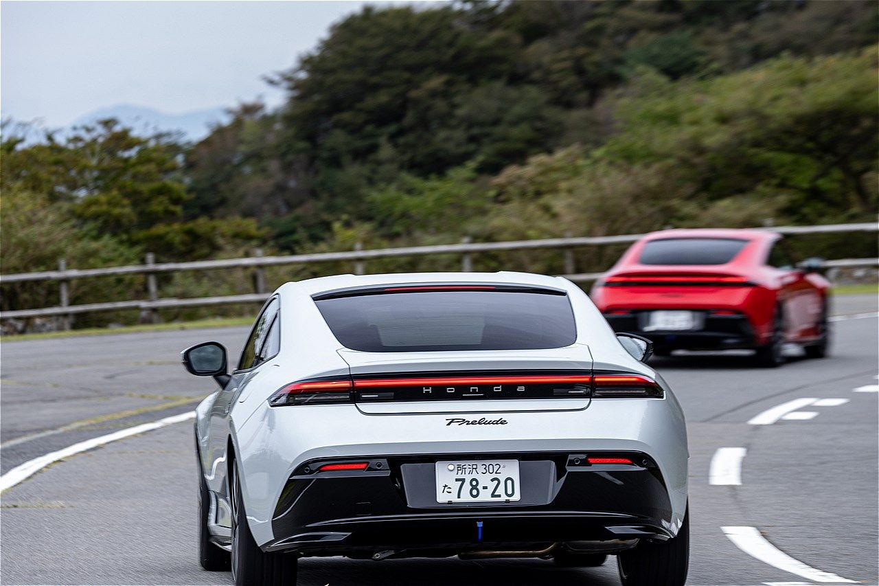 ホンダの新型「プレリュード」（写真：三木 宏章）