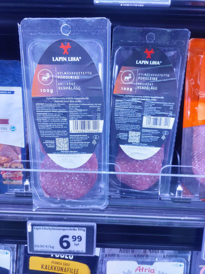 トナカイのジャーキー（写真：筆者撮影）