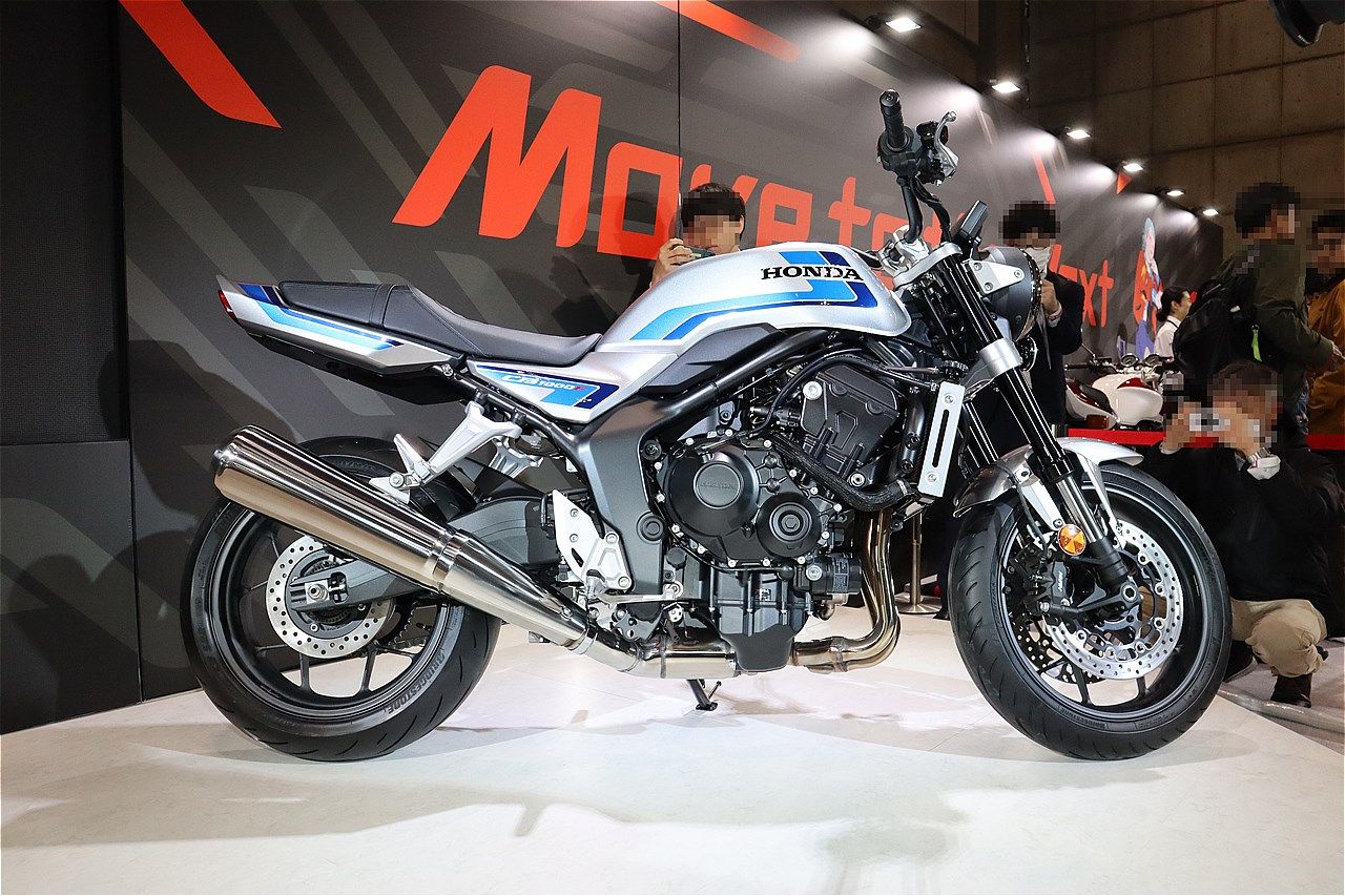 第52回 東京モーターサイクルショーに展示されたホンダ「CB1000Fコンセプト」(筆者撮影）