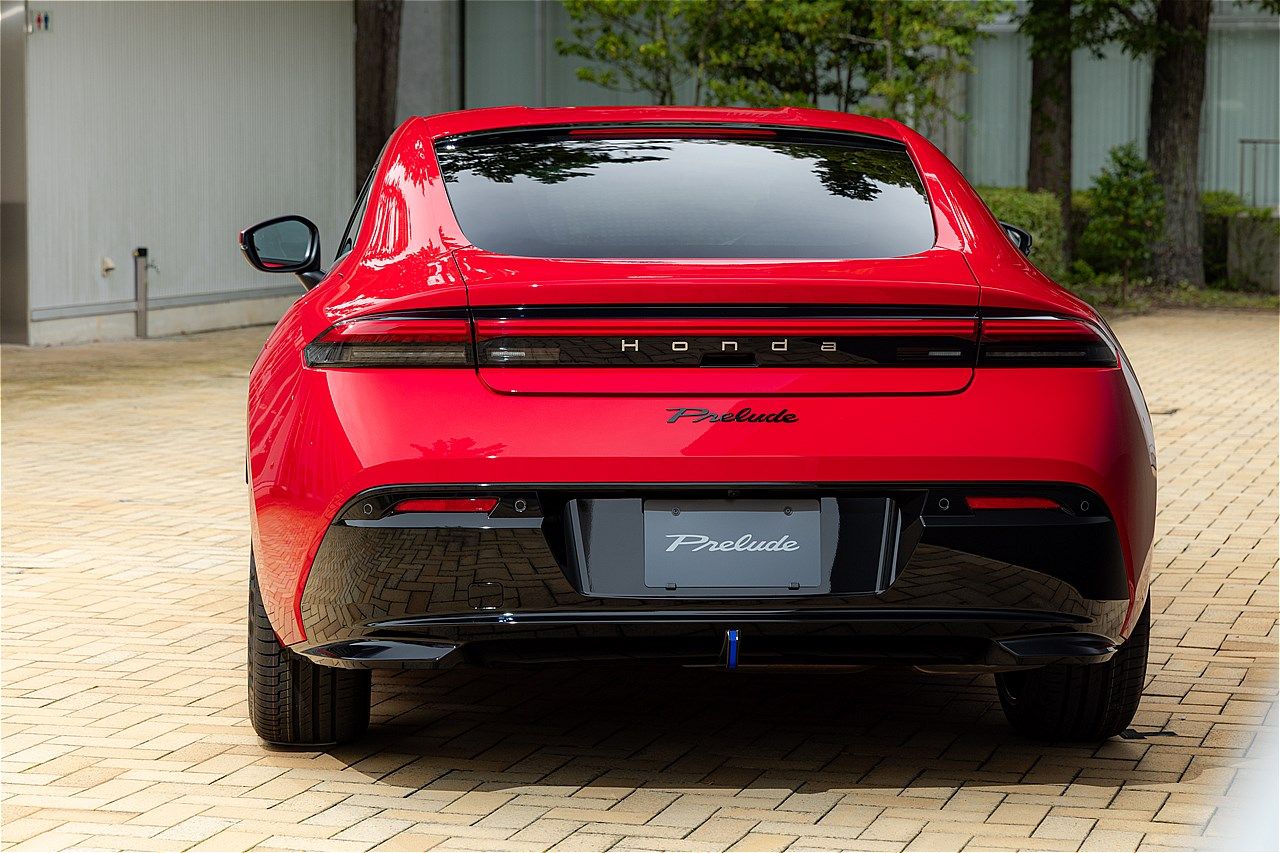 ホンダの新型「プレリュード」（写真：三木 宏章）
