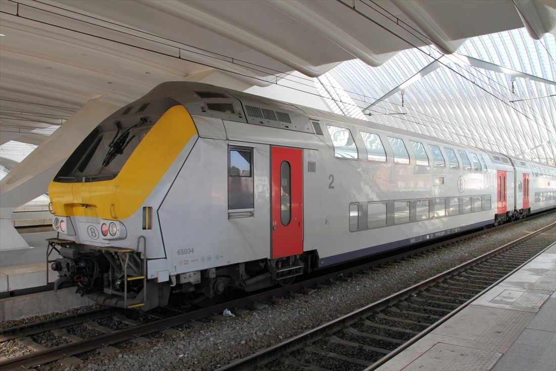 ベルギーのM6型客車はインターシティを中心に活躍（撮影：橋爪智之）