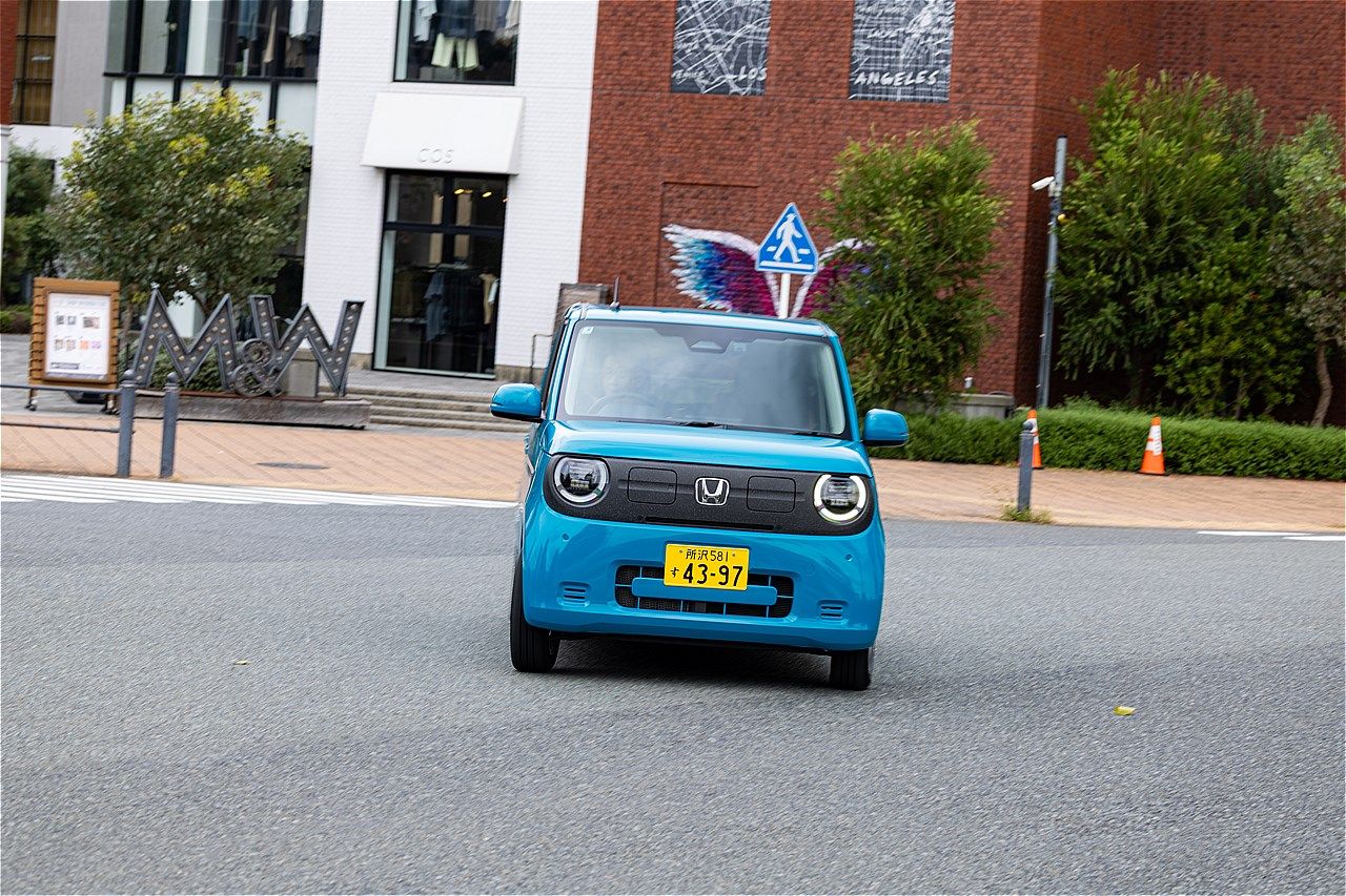 ホンダの軽乗用車クラスBEV「N-ONE e:」（写真：三木 宏章）