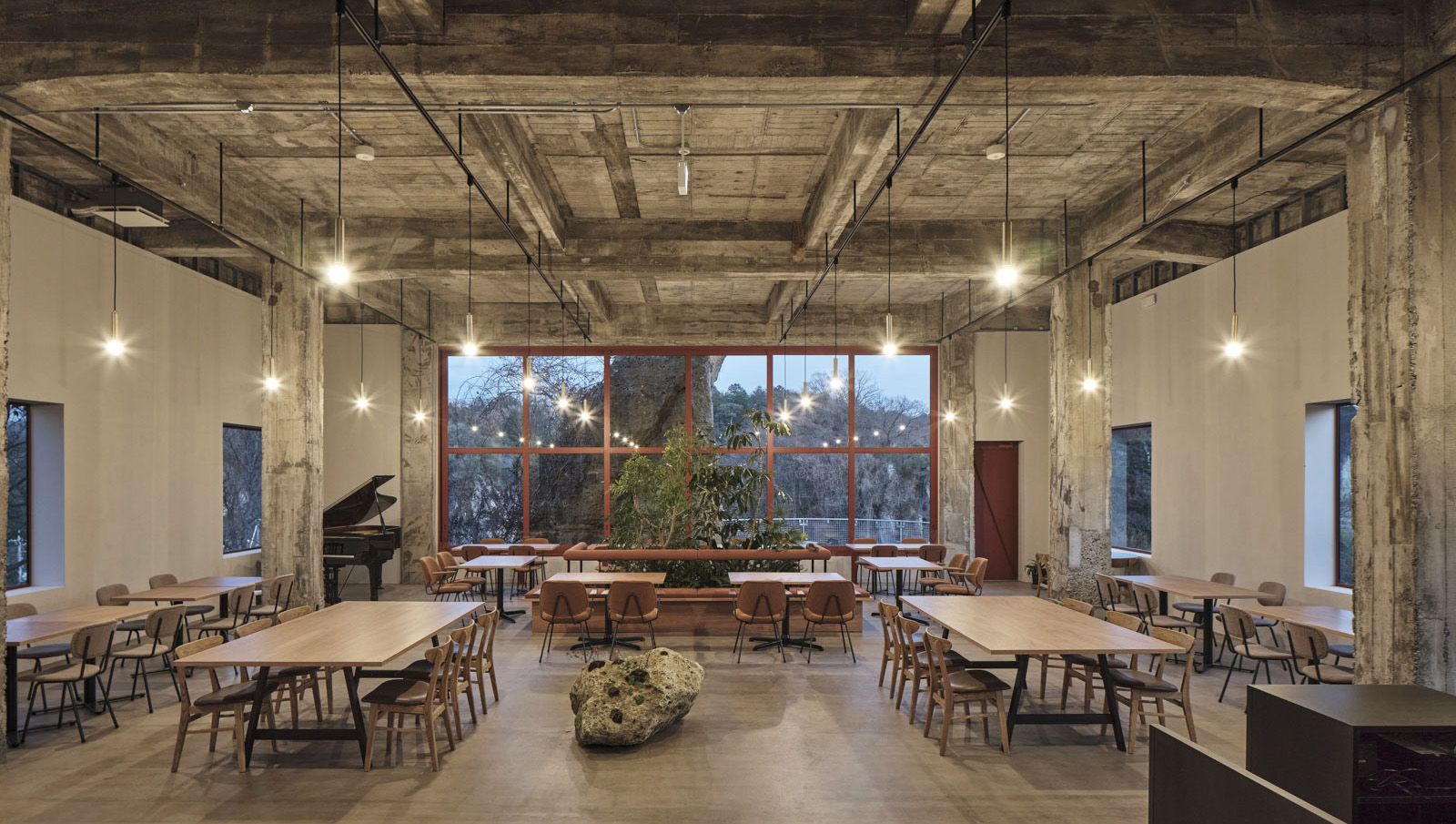 改修後のカフェ