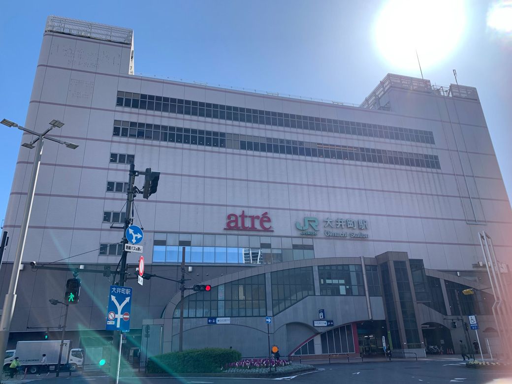 平日朝のJR大井町駅（筆者撮影）