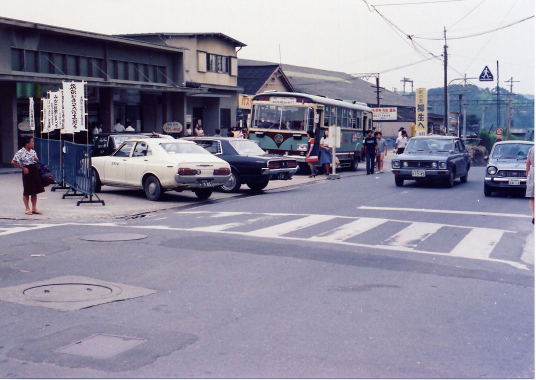 生駒駅周辺=1978年（写真：生駒市オープンデータ）