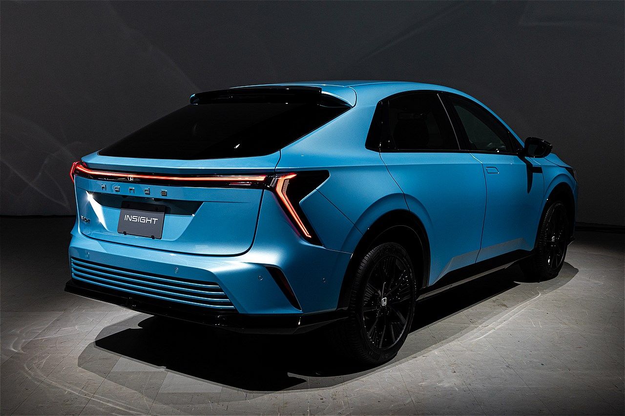 ホンダが2026年春発売を予定している新型BEV「インサイト」（写真：三木 宏章）