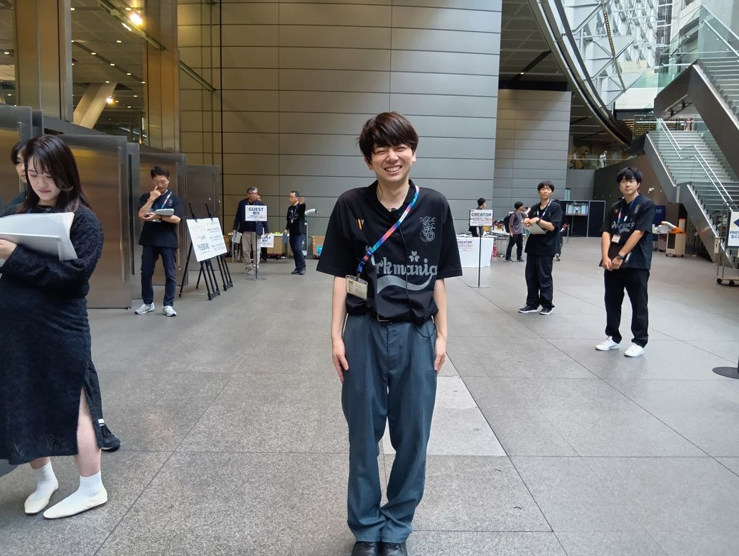 ワークマン・広報チーフの松重さん（著者撮影）