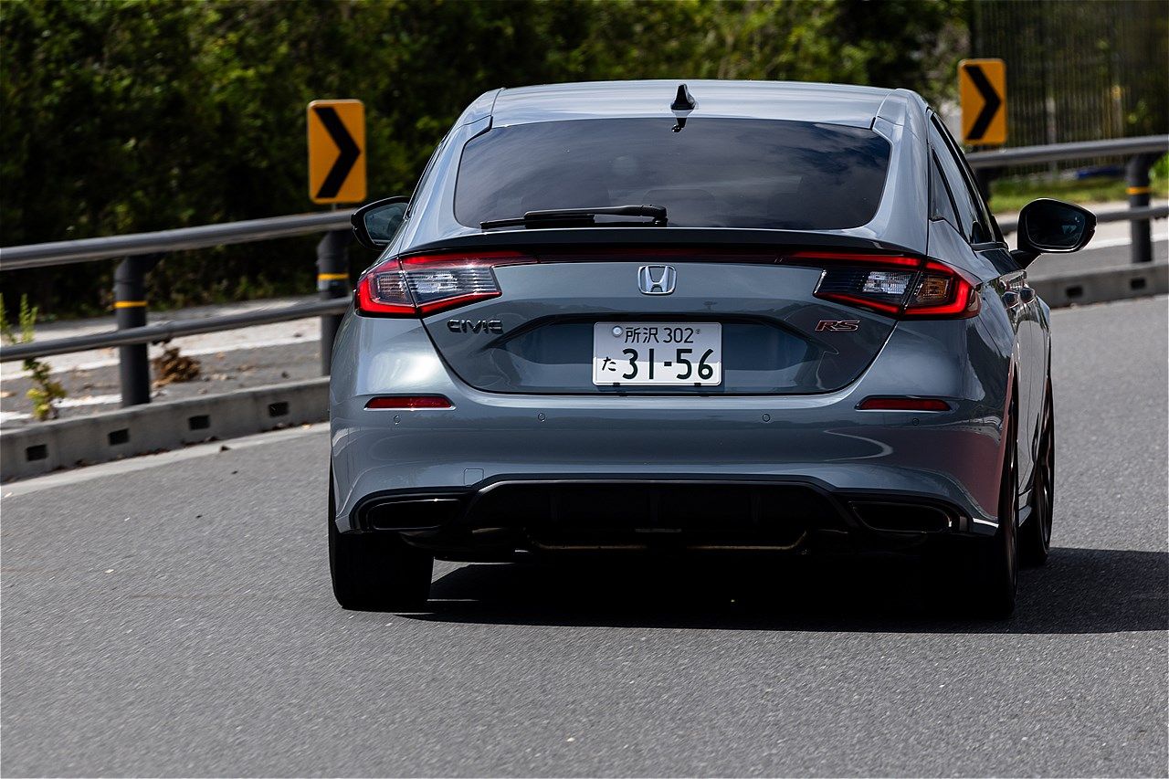 日本仕様のホンダ「シビックRS」（写真：筆者撮影）
