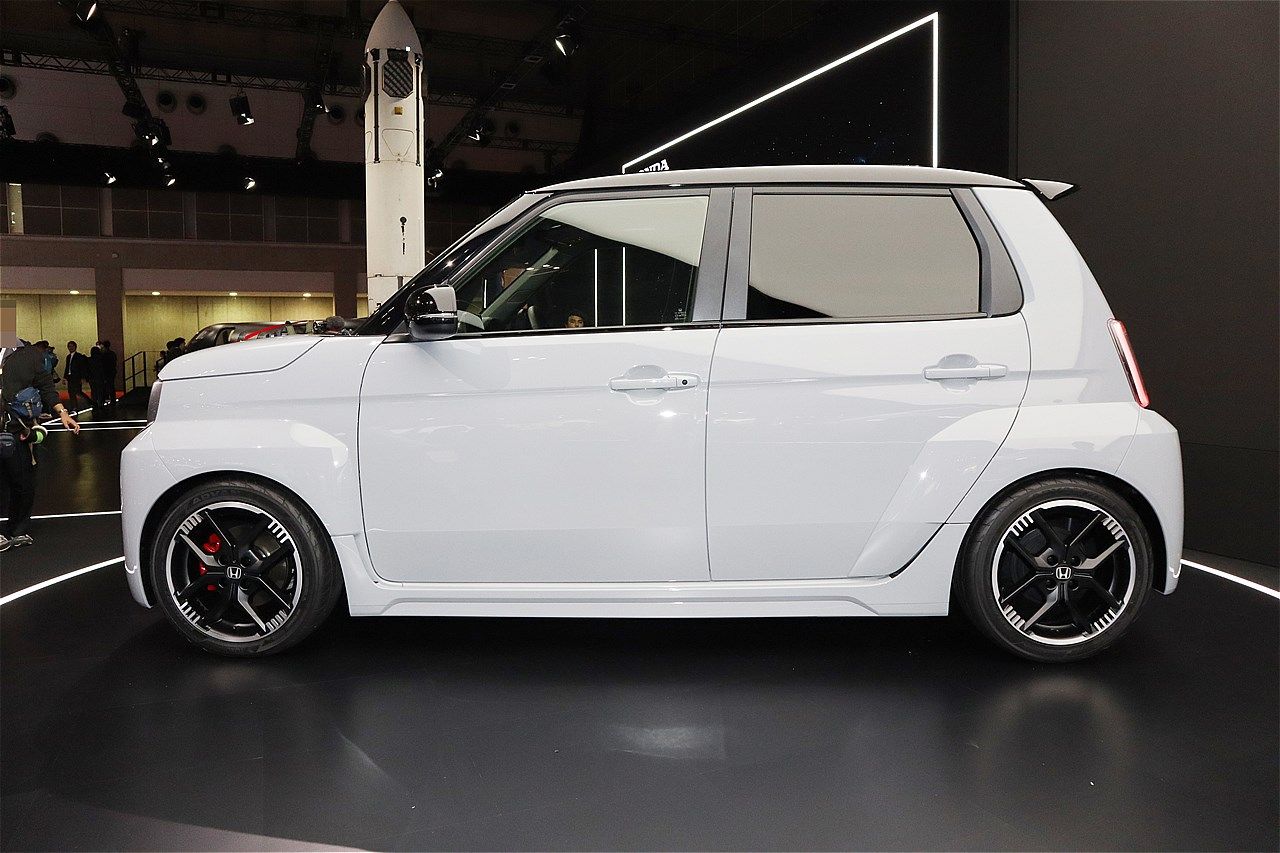 世界初公開、ホンダの小型EV「Super-ONE Prototype」（筆者撮影）