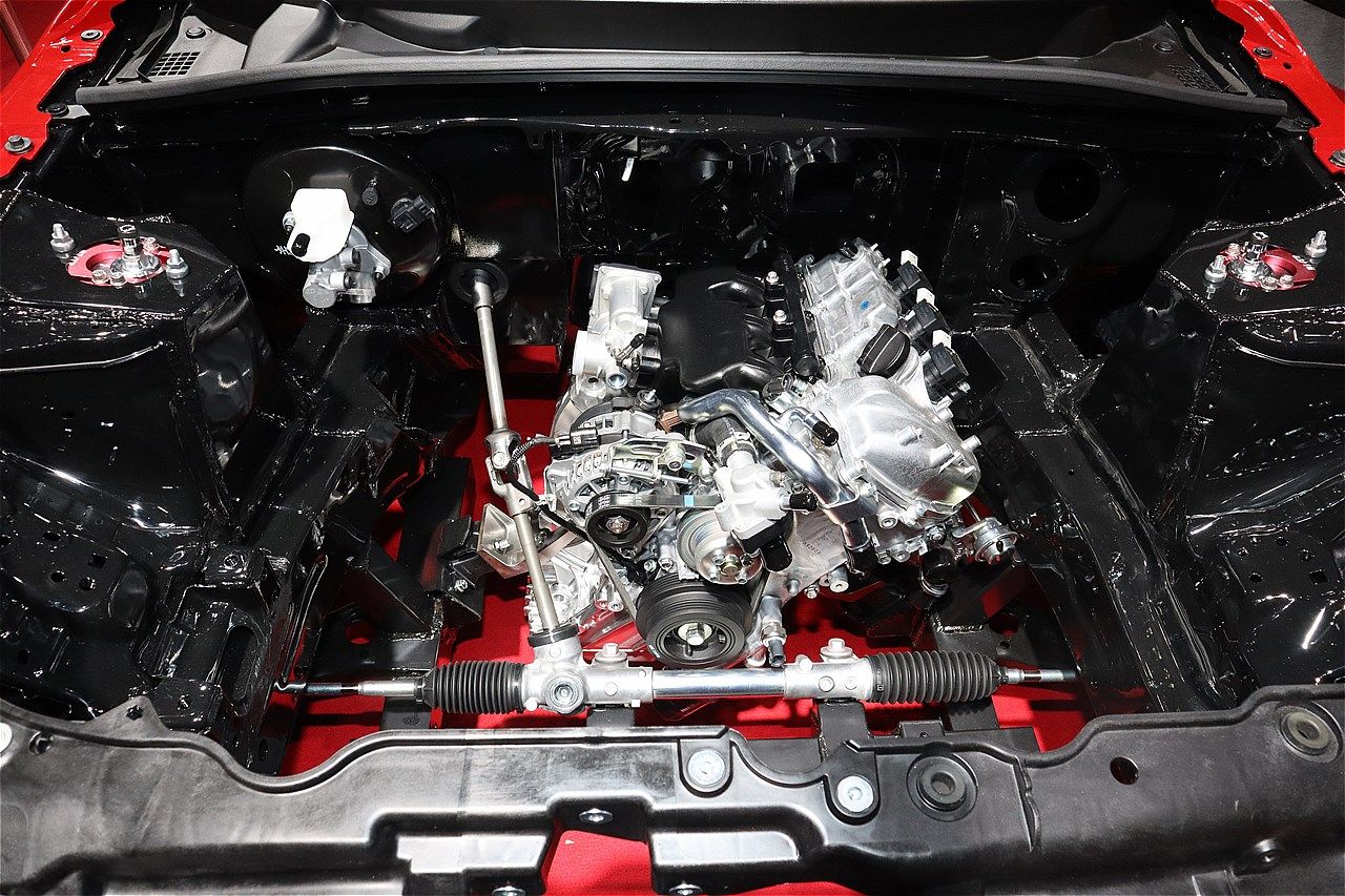 ダイハツの「K-オープン ランニングプロト2」（写真：筆者撮影）