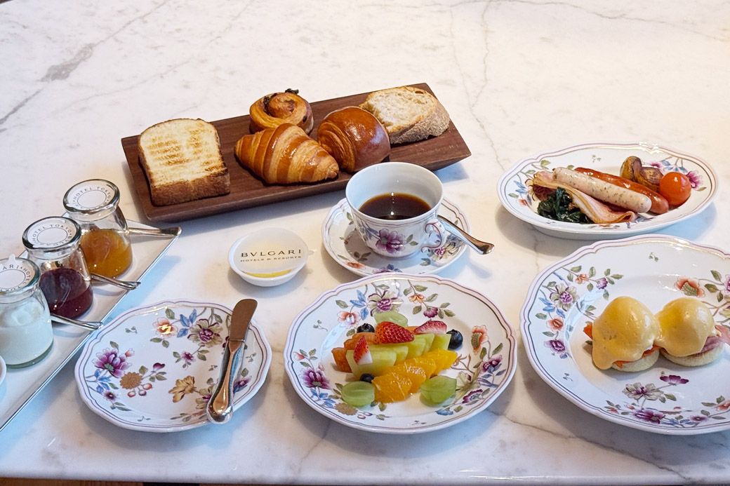 ブルガリホテル東京、アメリカンブレックファスト1万円（写真：筆者撮影）