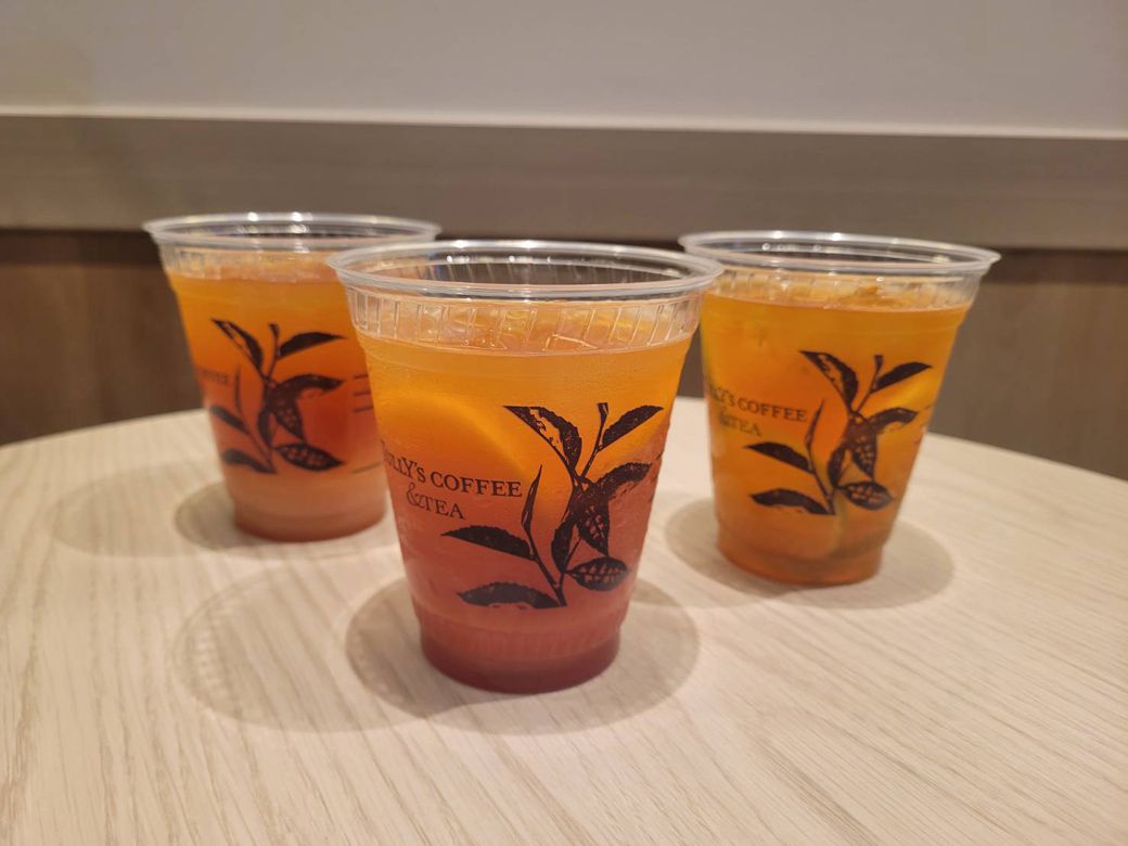 「＆TEA」限定のフルーツティー（筆者撮影）