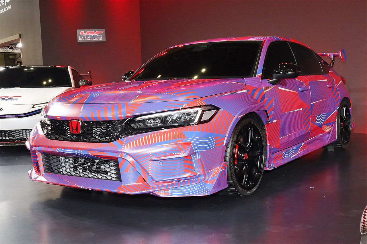 ホンダ「シビック タイプR HRCコンセプト」（写真：筆者撮影）