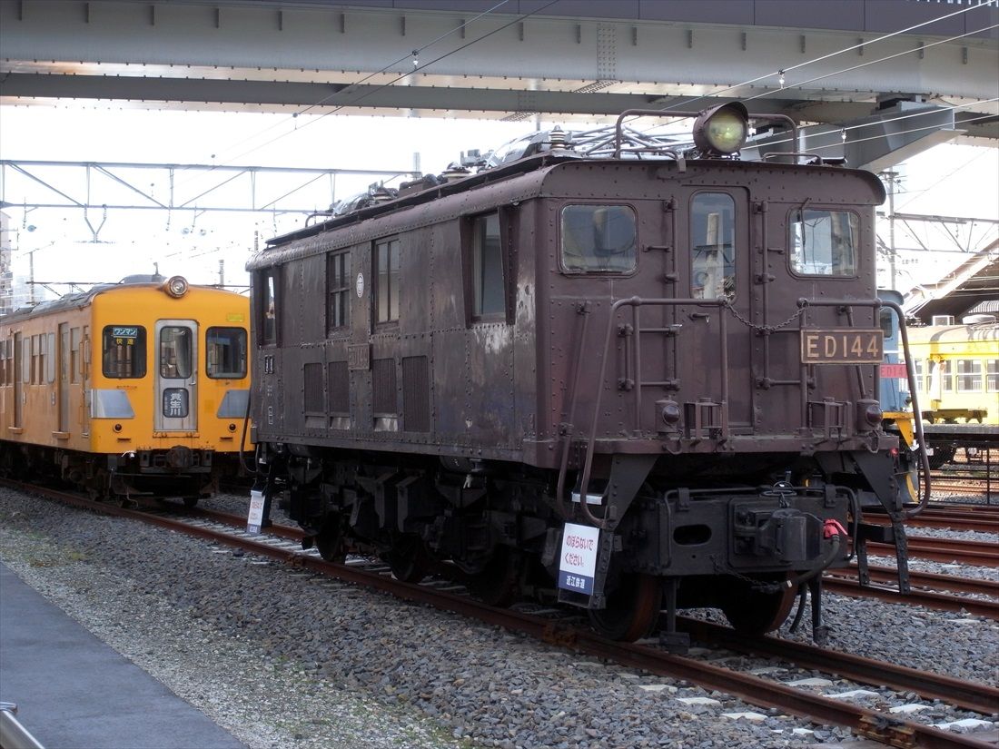 大正時代に輸入されたアメリカ・GE製のED14形（撮影：南正時）