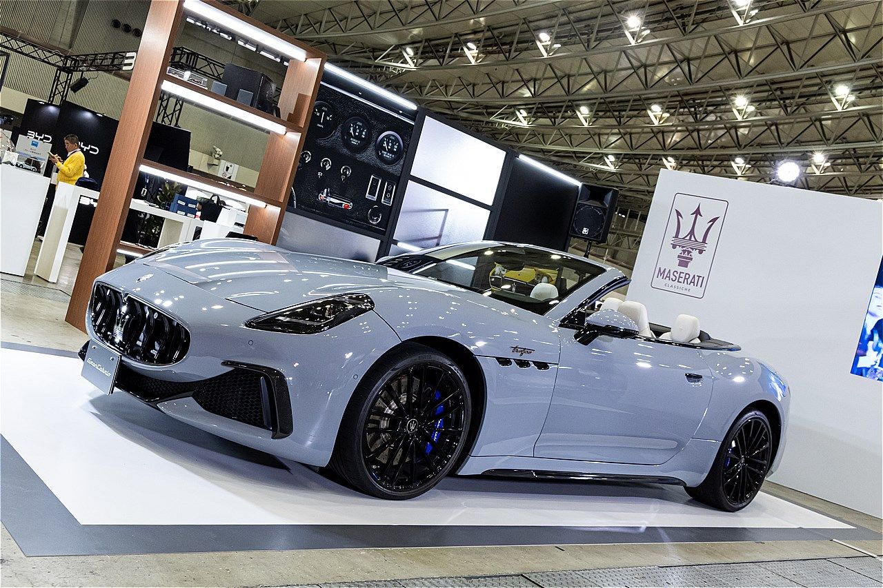 オートモビルカウンシル2025でのマセラティ ジャパンの展示内容（筆者撮影）