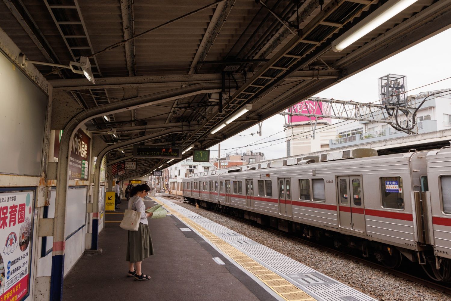 現在の東武練馬駅下りホーム（撮影：鼠入昌史）