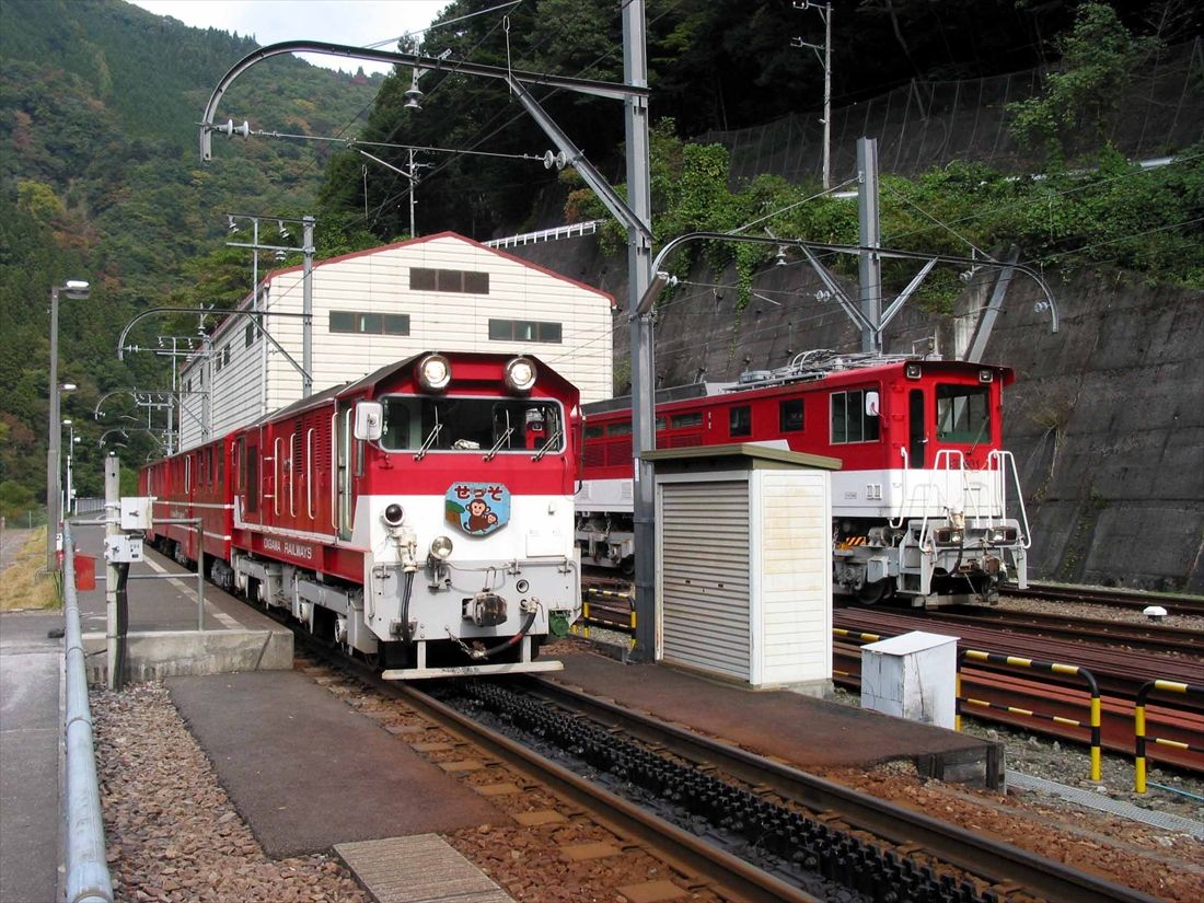 現在も全列車が客車列車の大井川鉄道井川線（撮影：南正時）