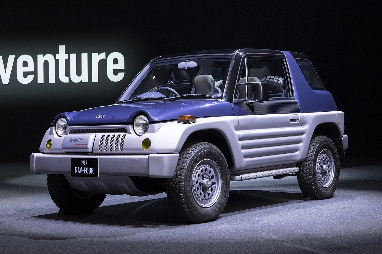 RAV4のコンセプトモデル（写真：トヨタ自動車）
