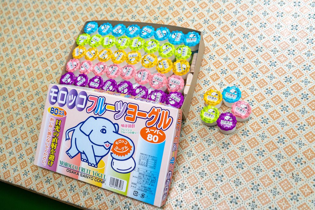 「当たりなし」の『モロッコヨーグルスーパー80』（写真：筆者撮影）