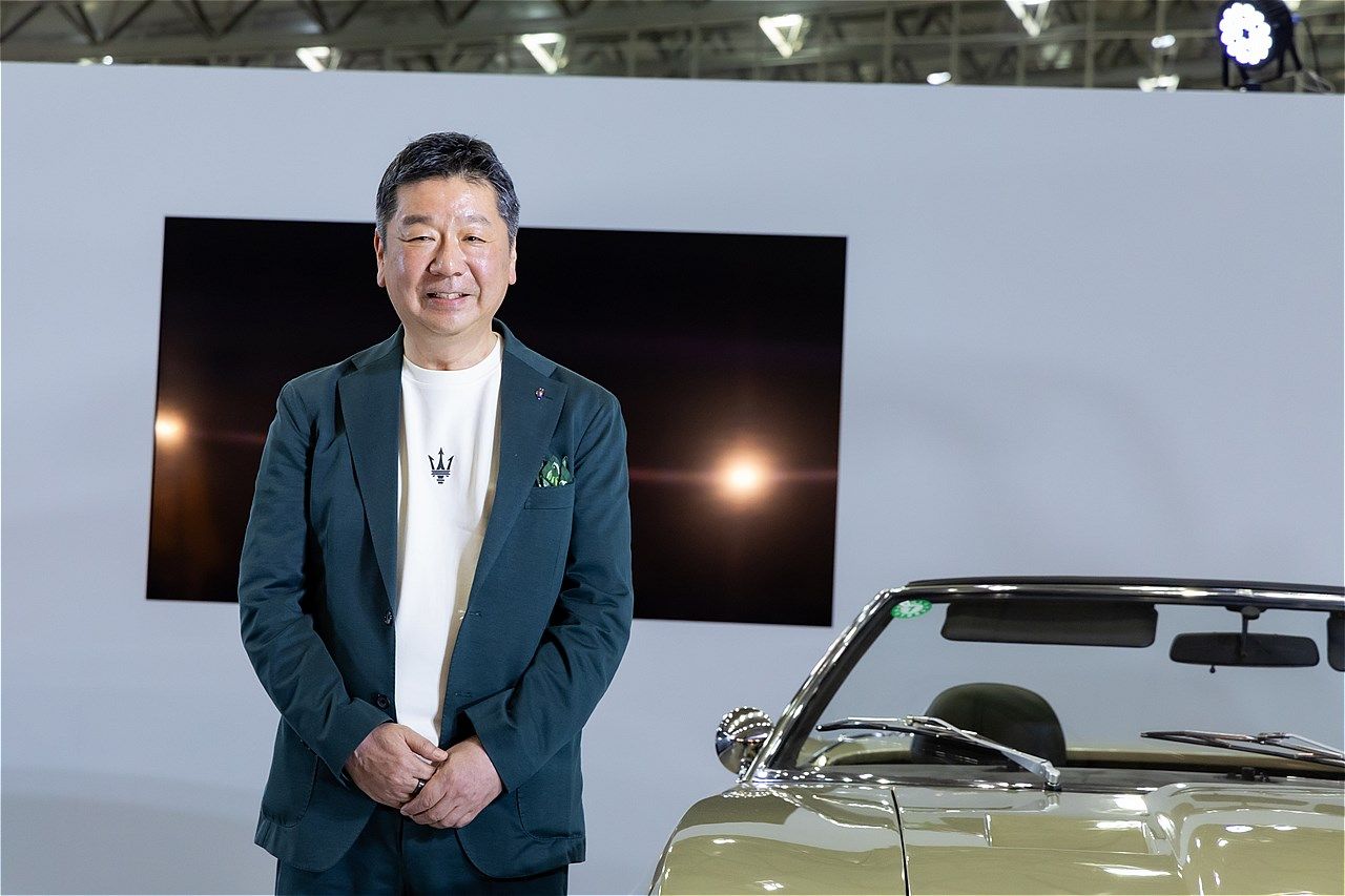 マセラティ ジャパンの代表取締役 木村隆之氏（筆者撮影）
