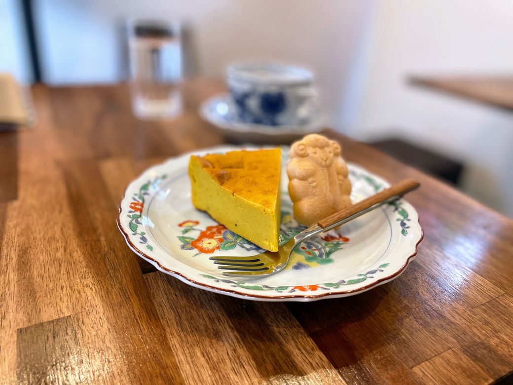 人気のパンプキンケーキ（600円）（筆者撮影）