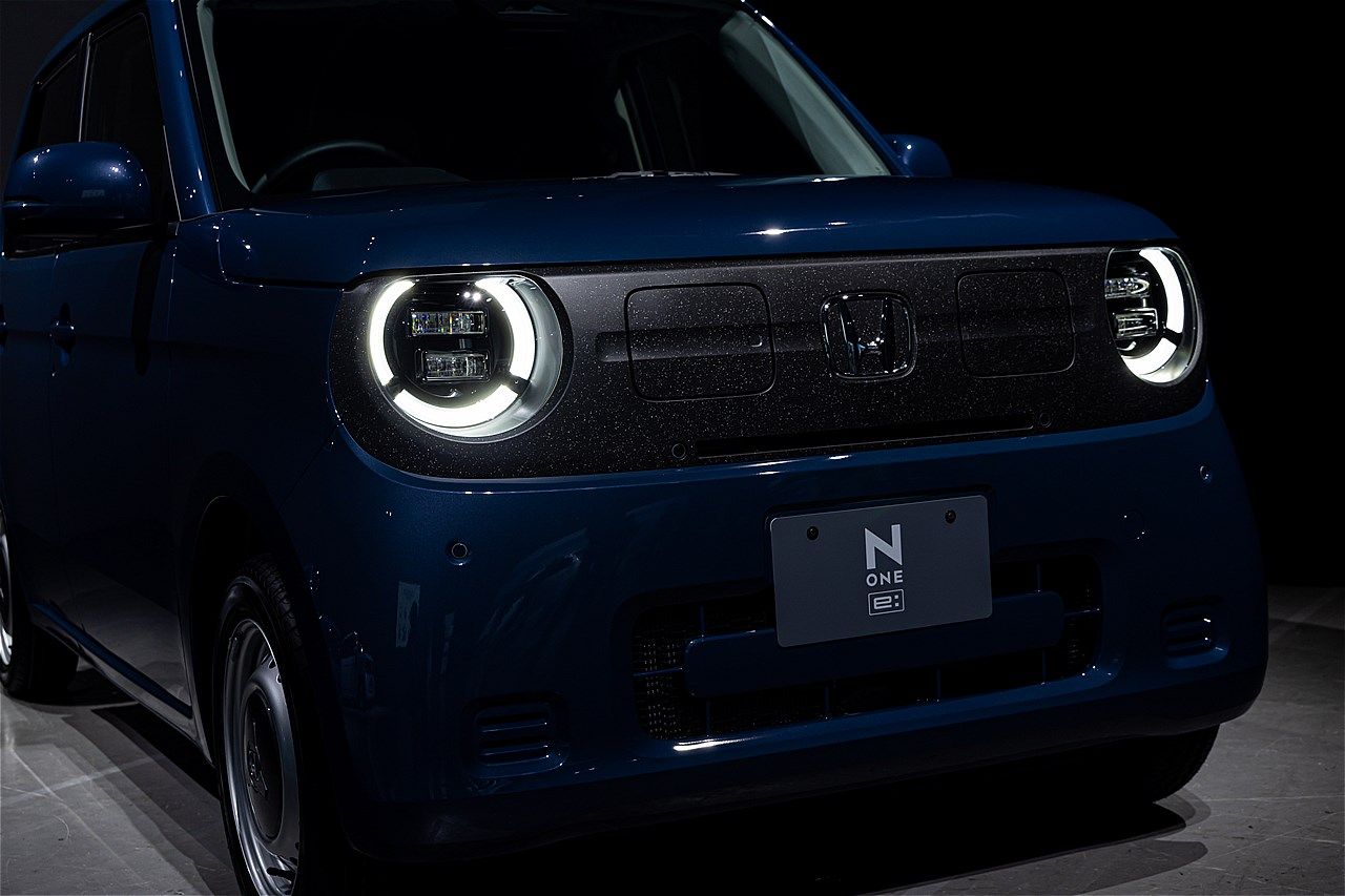 ホンダの新型軽自動車EV「N-ONE e:」（写真：三木 宏章）