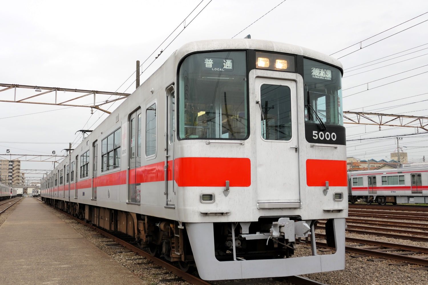 山陽電車 5000系　普通・須磨浦公園行き