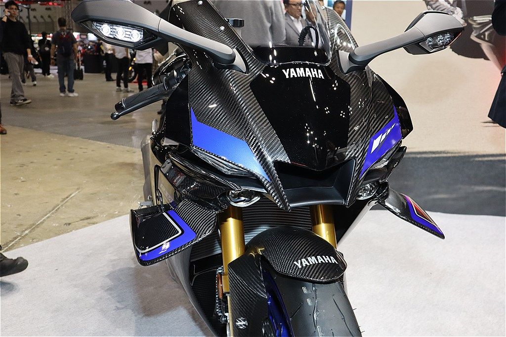 ヤマハ「YZF-R1M」（筆者撮影）