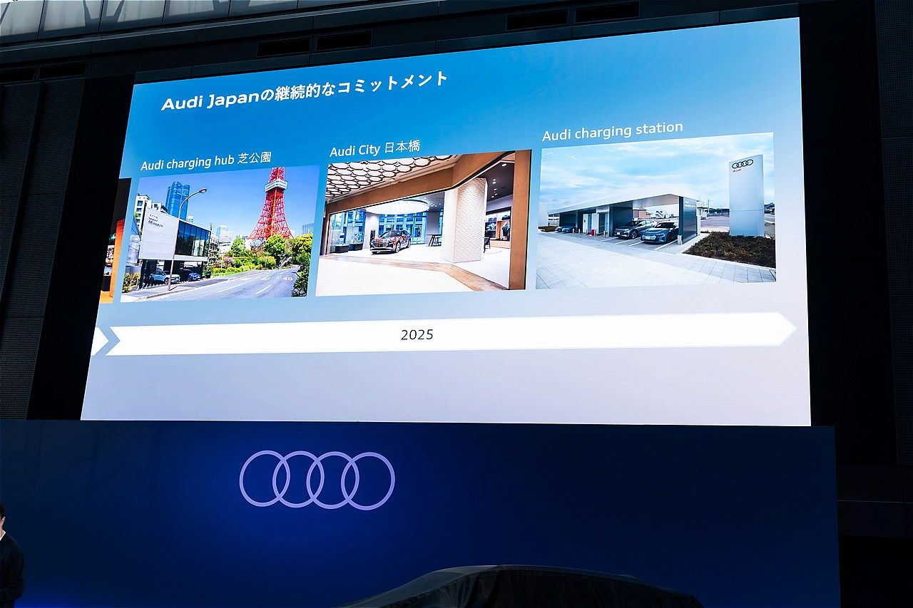 2025年7月24日に開催された「Audi New Models Special Debut Show」の様子（写真：三木 宏章）